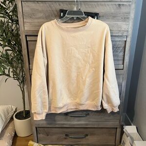 Amazon Women's Cream Crew Neck Sweater